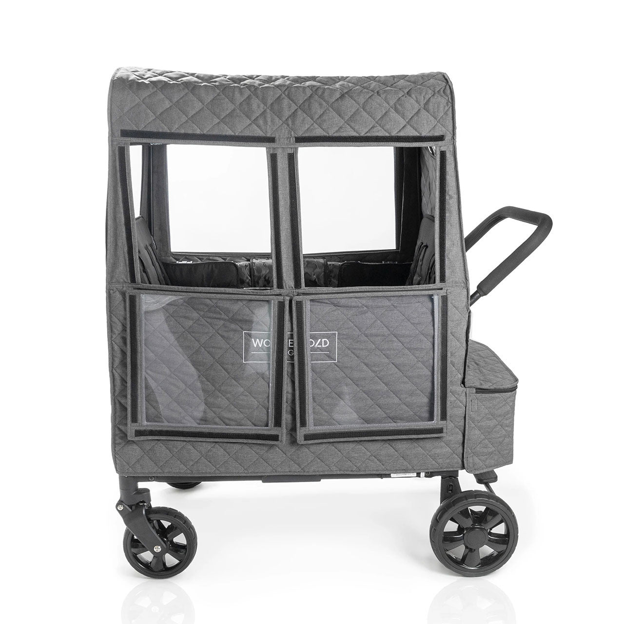 double stroller cover winter WonderFold Cold Weather Shield Winter Cover for W4 Original