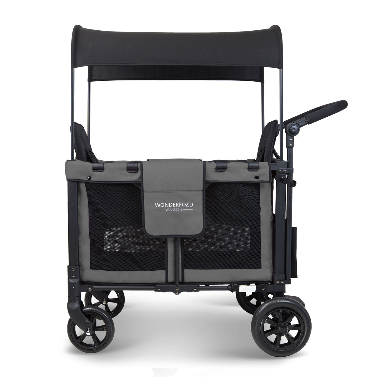 Cochecito doble Wonderfold W2 Elite en gris carbón- Bambi Baby