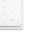 Snuz Twin Pack Bassinet Sheets - Gray Star - Bambi Baby