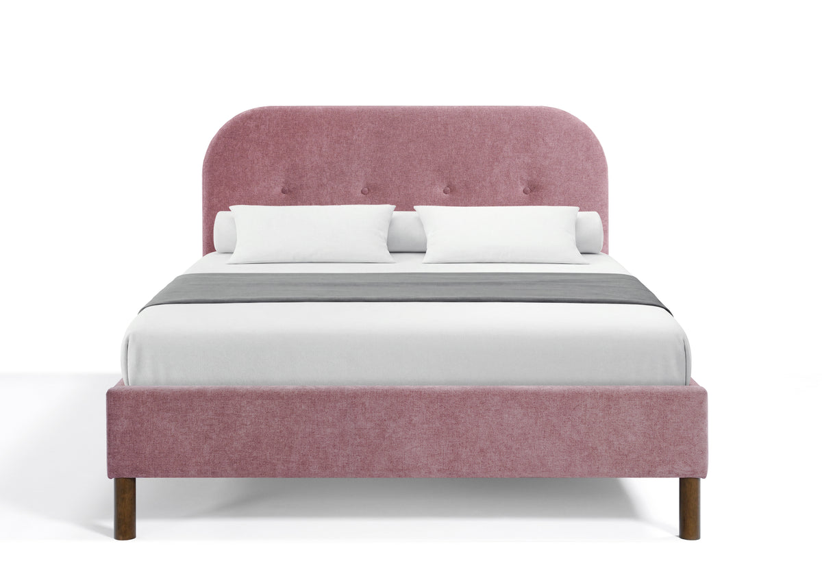 Westwood Design Willa Upholstered Bed - Brick- Bambi Baby