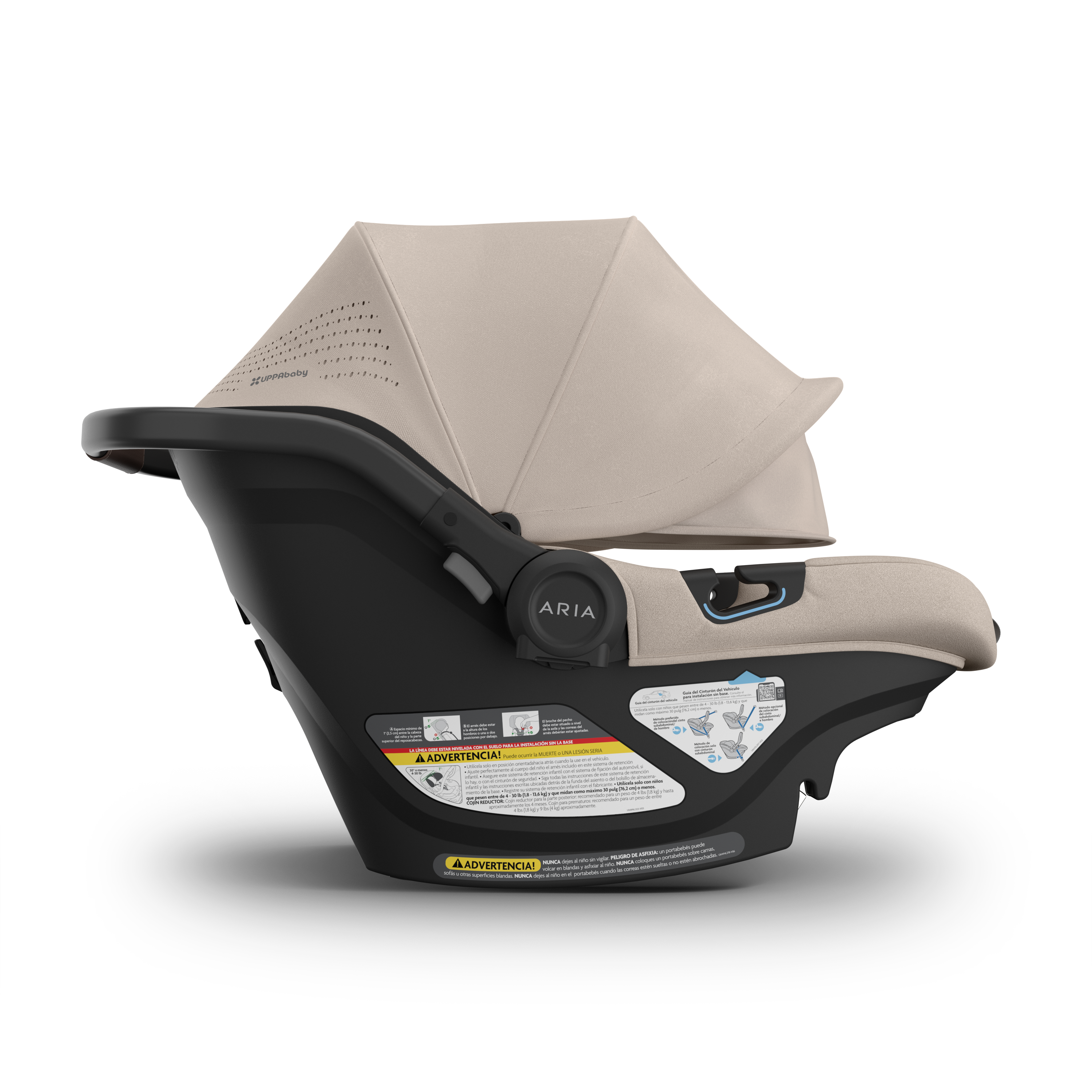 uppababy car seat dimensions UPPAbaby Aria V2 Infant Car Seat Declan