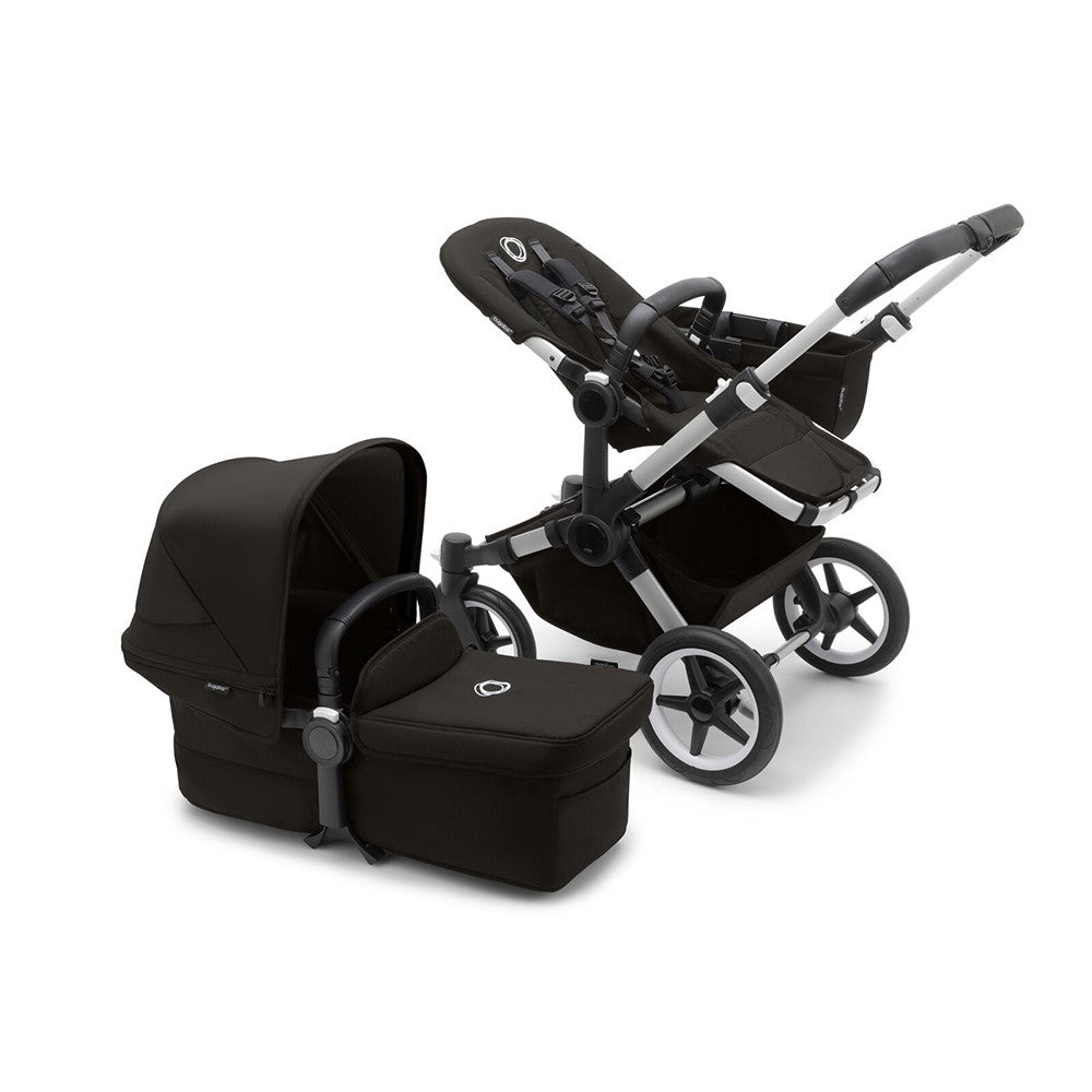 Bugaboo Donkey 5 Mono chasis completo ALU/MIDNIGHT BLACK tela MIDNIGHT BLACK- Bambi Baby