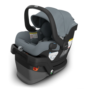 Callum Grey UPPAbaby Mesa V3 Infant Car Seat - Three Quarter View | Bambi Baby