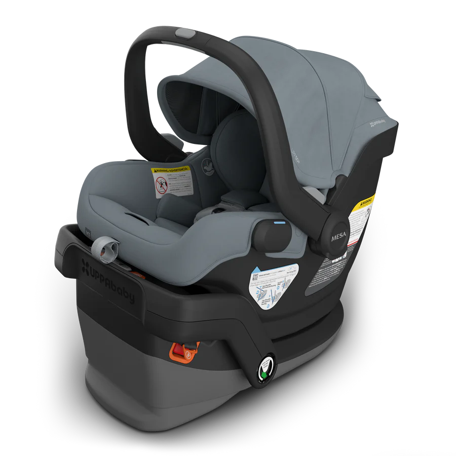 Callum Grey UPPAbaby Mesa V3 Infant Car Seat - Three Quarter View | Bambi Baby