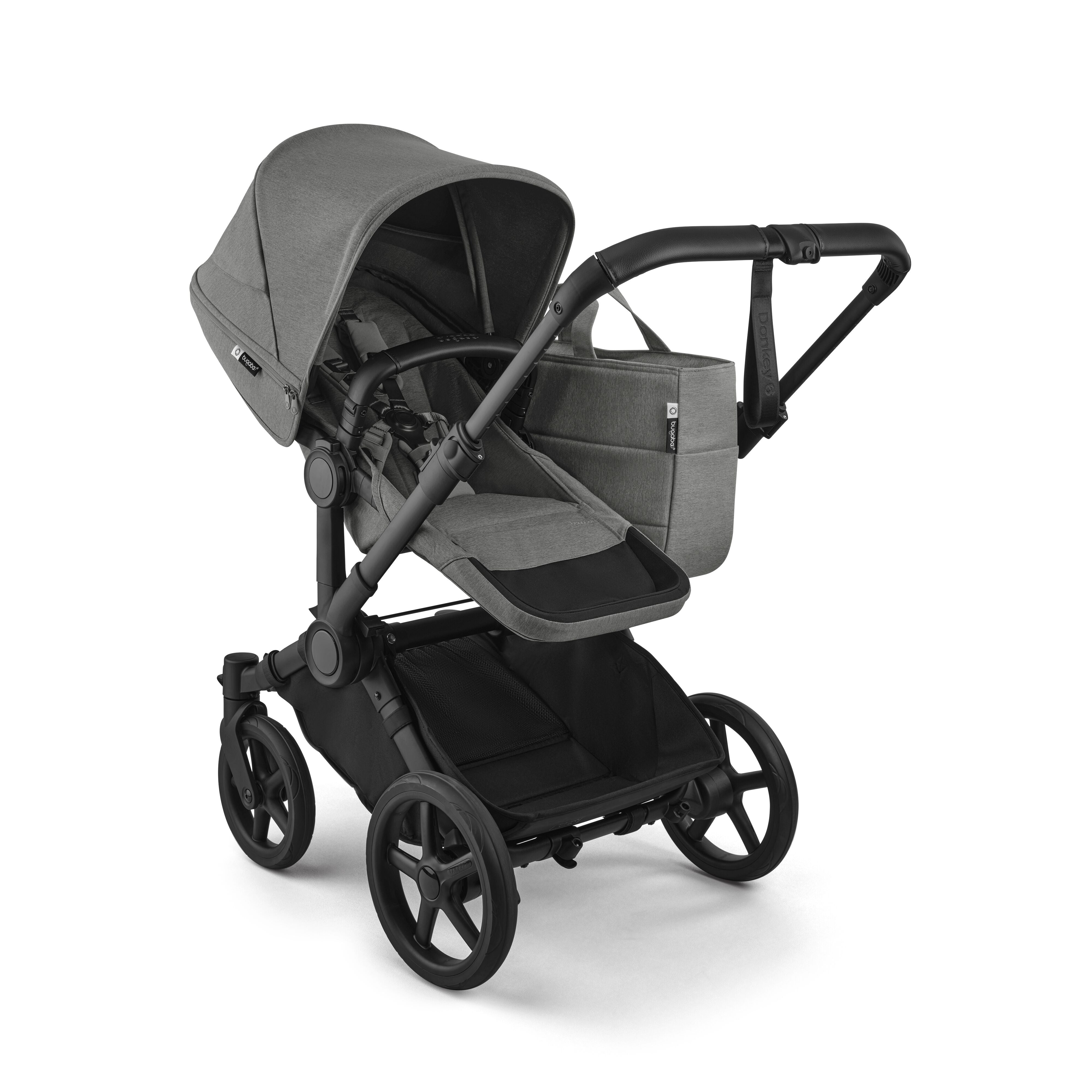bugaboo donkey classic grey melange Bugaboo Donkey 6 Stroller