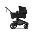 Black Bugaboo Kangaroo Bassinet Fabric Complete - Side Profile | Bambi Baby