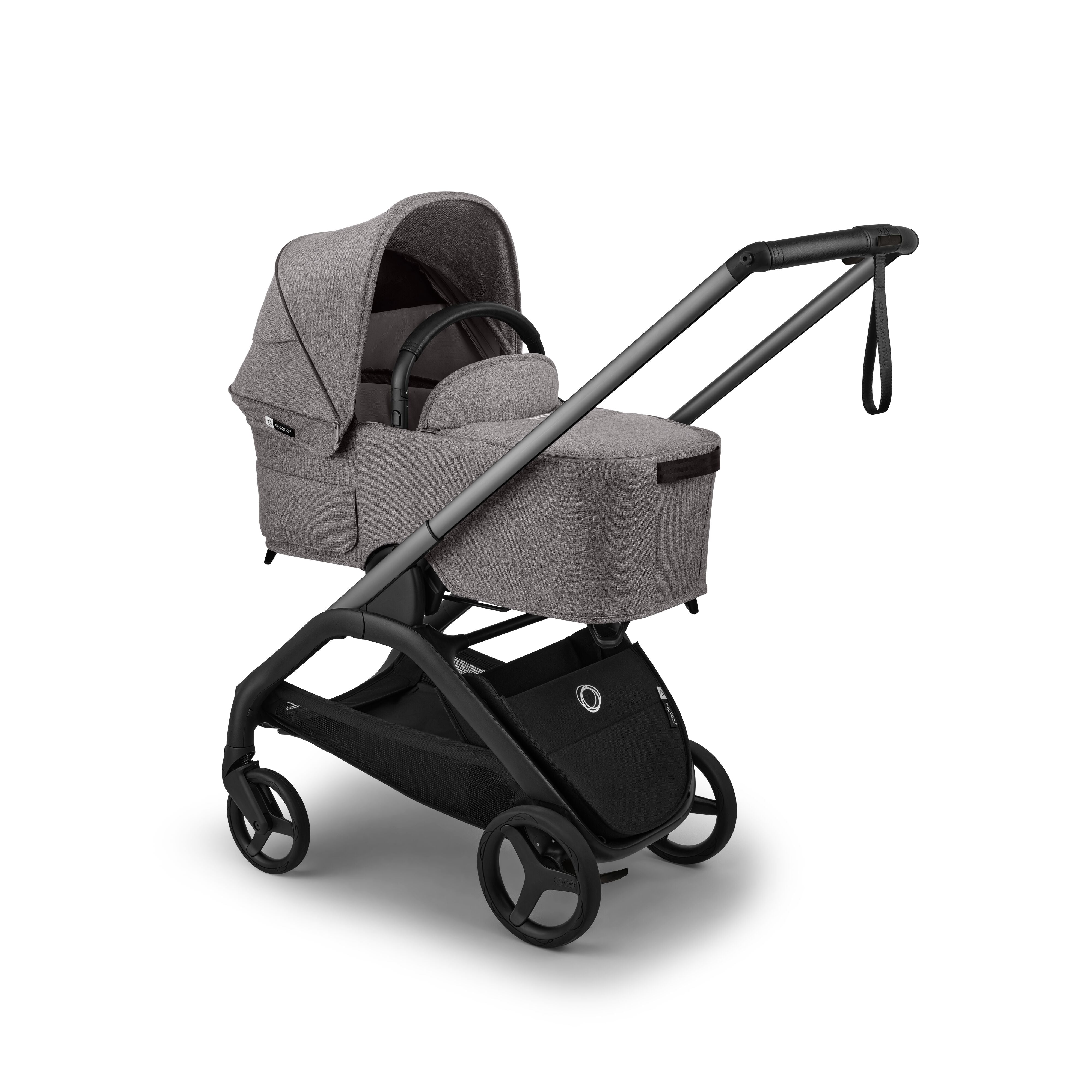 Bugaboo Dragonfly Plus Seat Bassinet Stroller, Graphite/Grey Melange