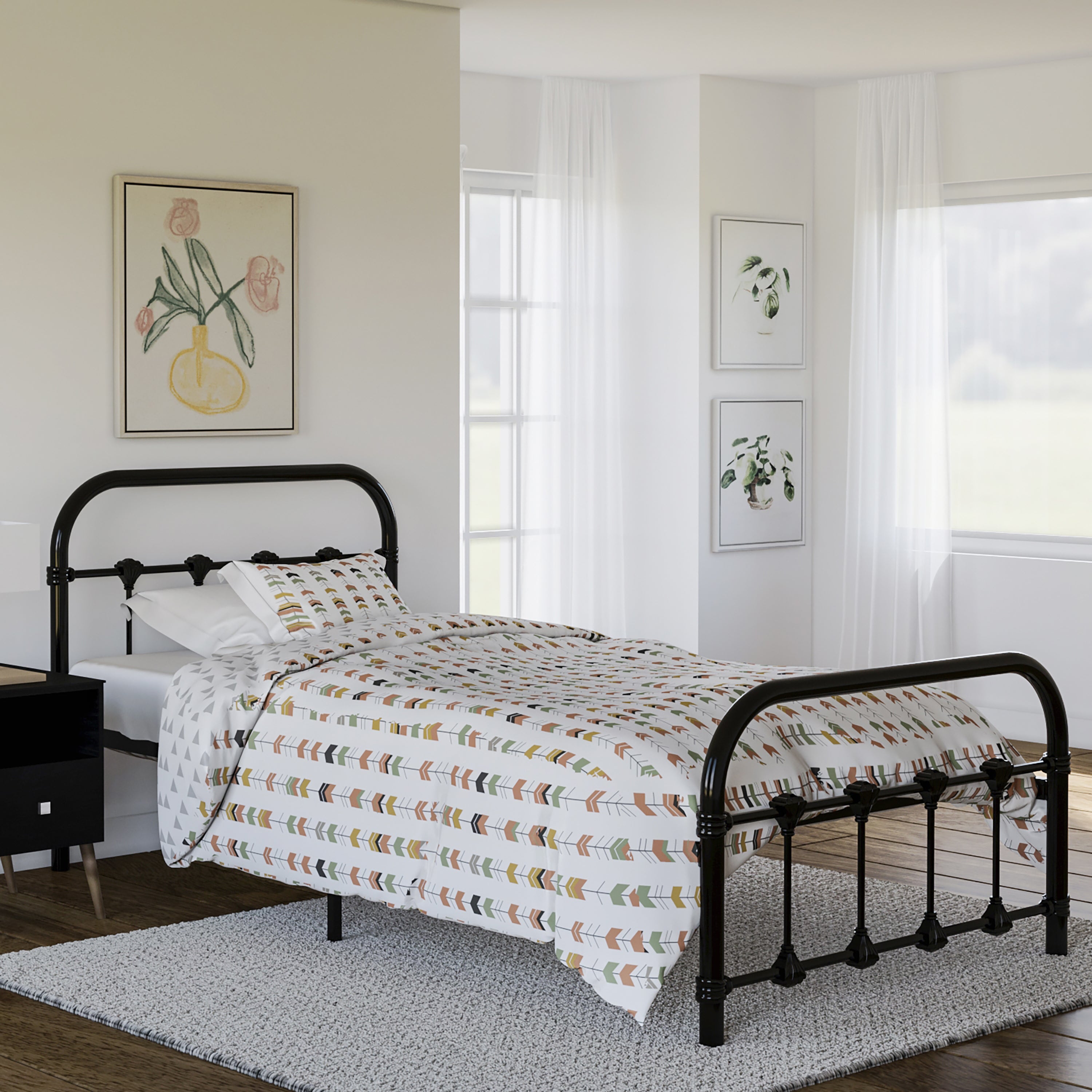 BK Furniture Melissa Twin Bed- Bambi Baby