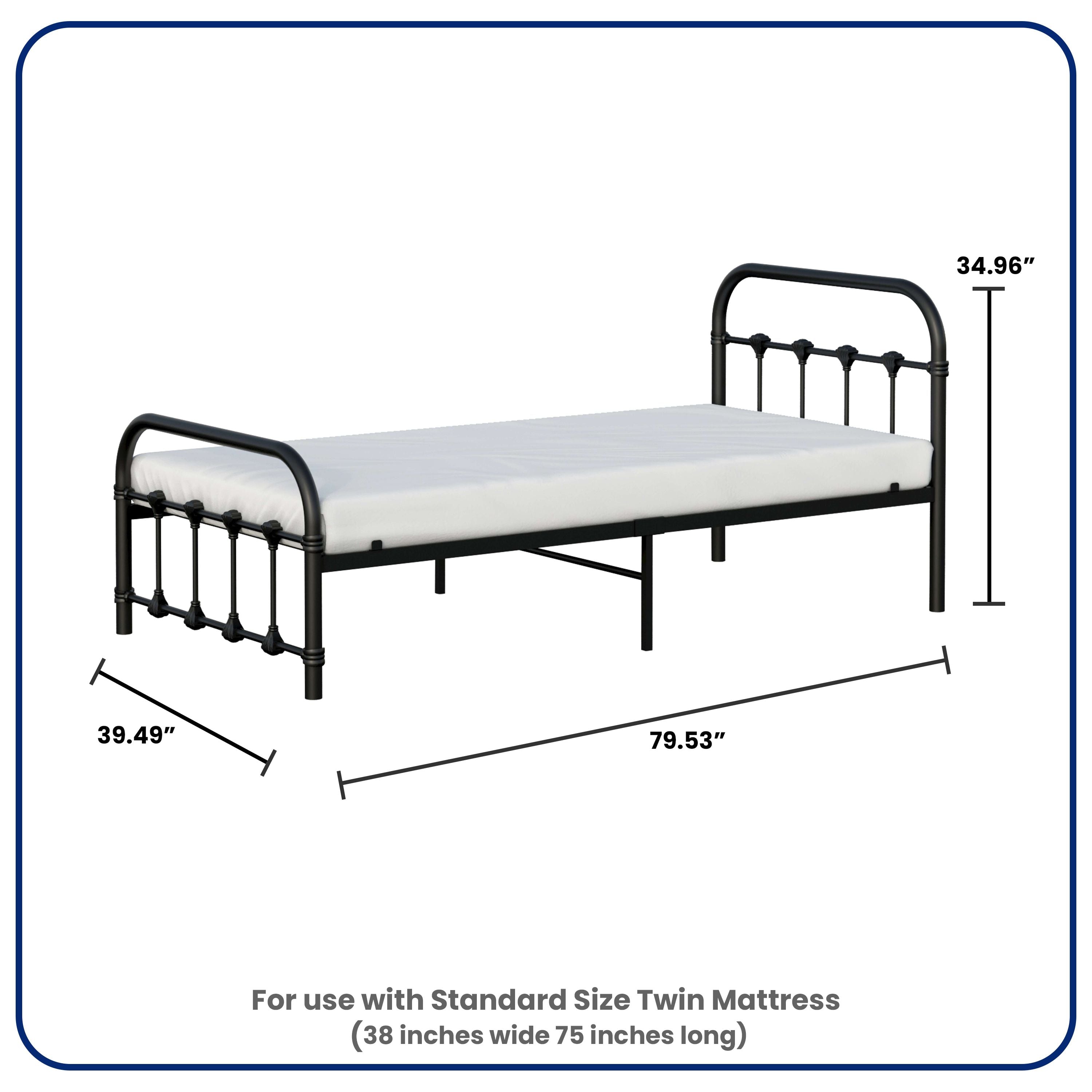 BK Furniture Melissa Twin Bed- Bambi Baby