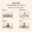 dadada Soho 3-In-1 Convertible Crib - Bambi Baby