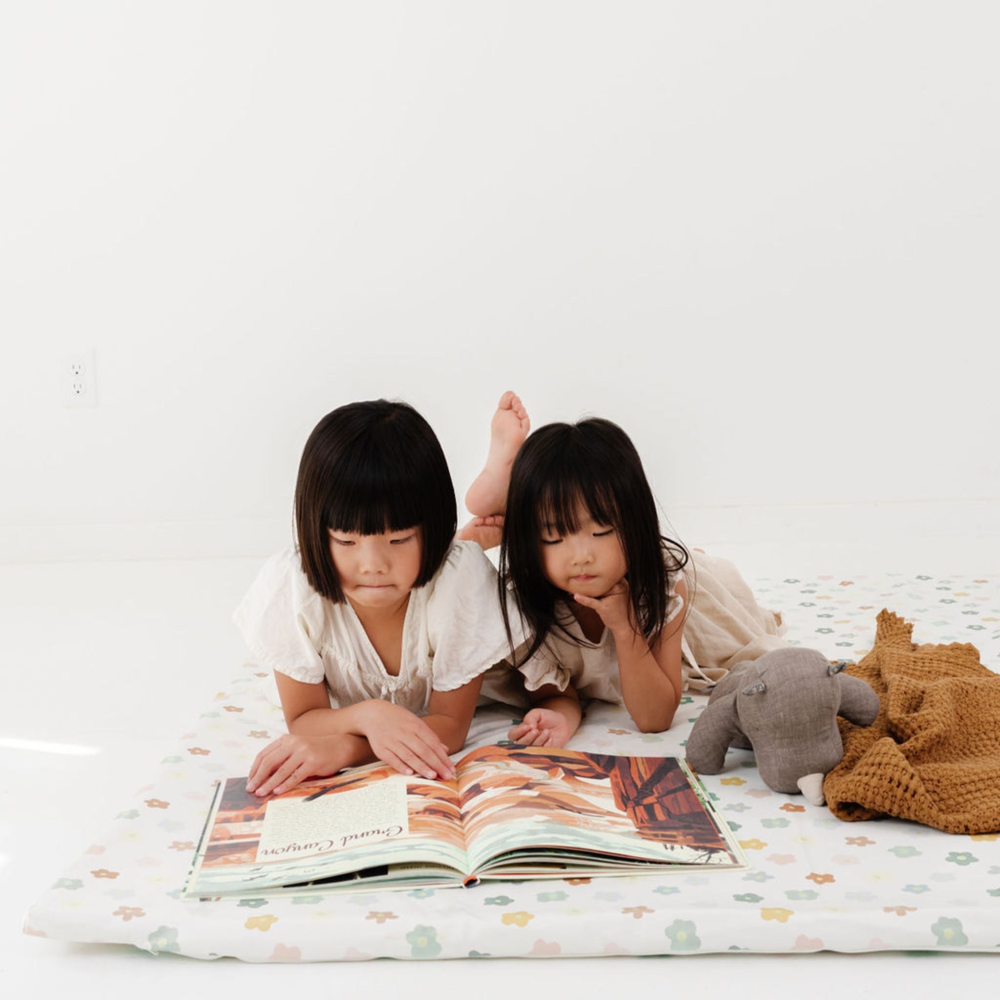 Toki Kids Playful Posies Vegan Leather Mat- Bambi Baby