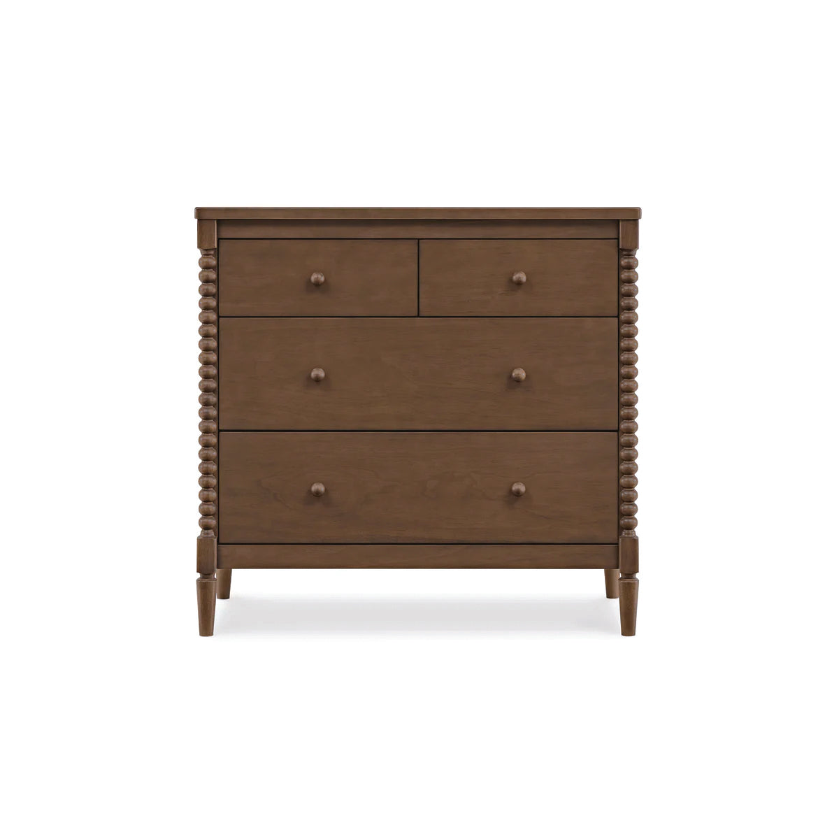delta children teak brown dresser Delta Children Saint 4 Drawer Dresser With Changing Top – Bambi Baby