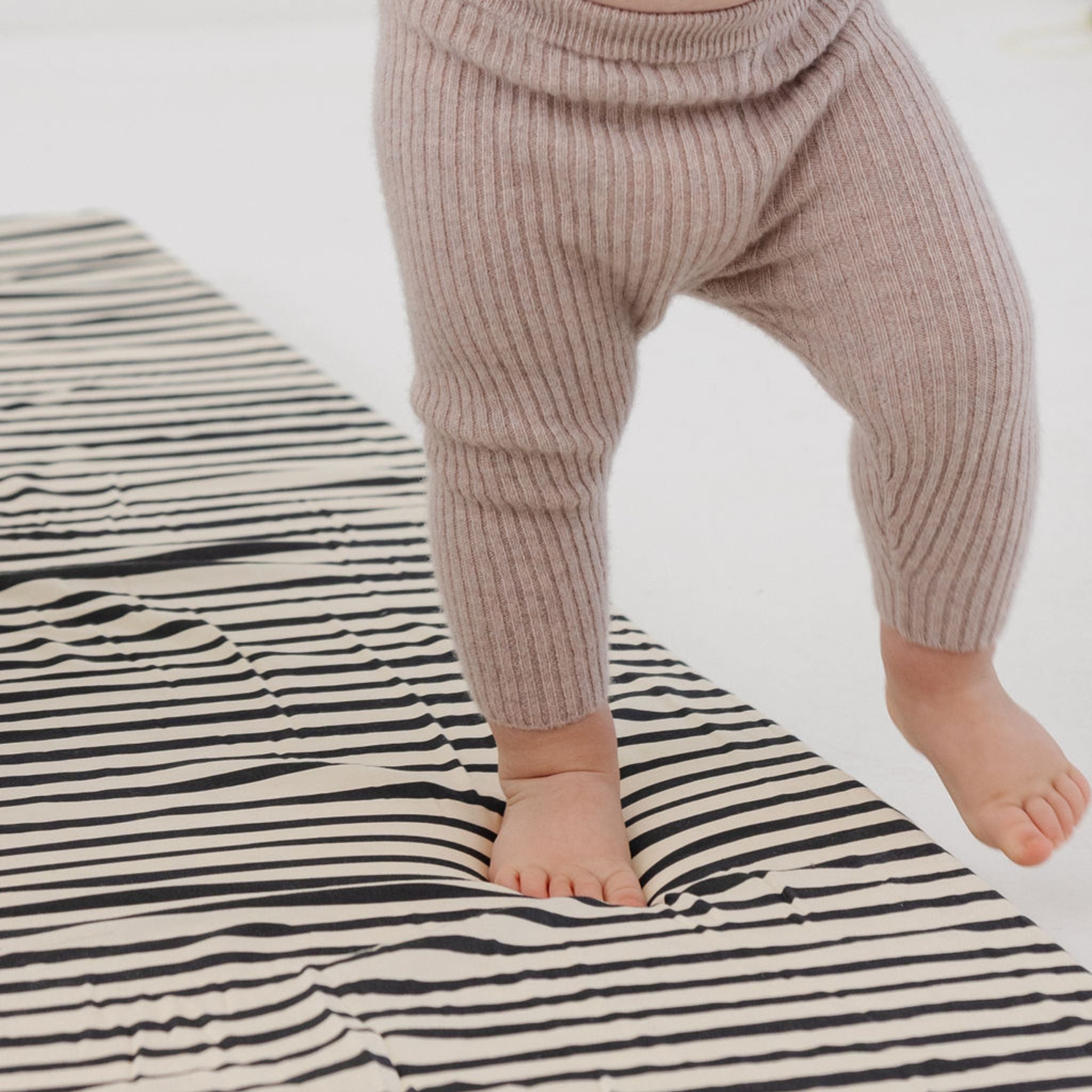 Toki Kids Bold Stripe Organic Cotton Mat- Bambi Baby