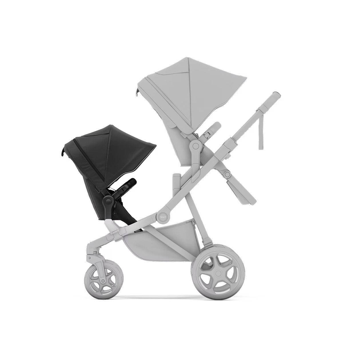 Asiento Thule Sleek Sibling de aluminio/negro medianoche- Bambi Baby