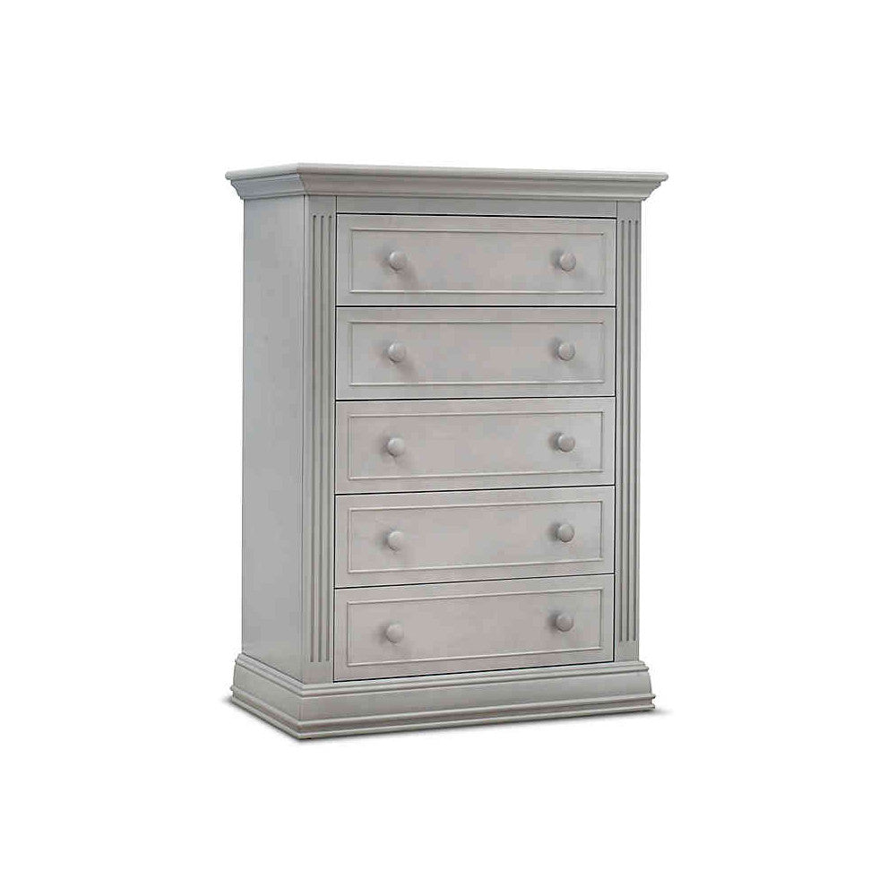 Providence 5 Drawer Dresser in Stone Gray