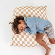 Toki Kids Checker Toffee Bean Bag - Bambi Baby