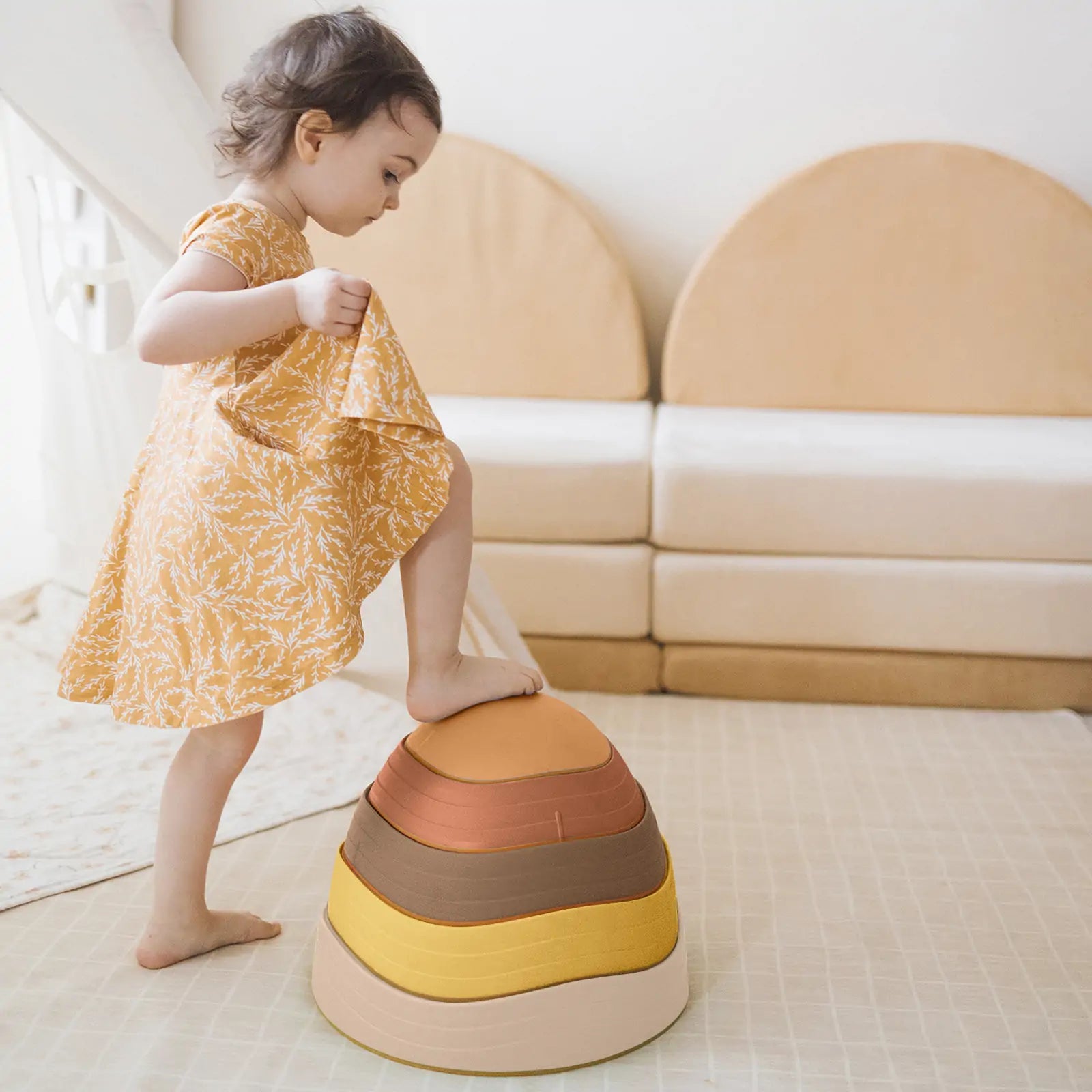 Tiny Land® Stepping Stones - Sunset Hues- Bambi Baby