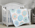 Oxford Baby Mandala 3 pc Baby Crib Nursery Bedding Set - Bambi Baby