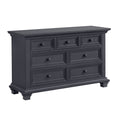 Midnight Slate Oxford Baby Weston 7-Drawer Dresser - Angle View | Bambi Baby