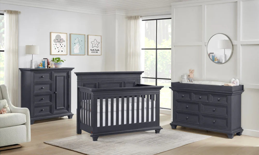 Oxford Baby Weston 7-Drawer Dresser - Midnight Slate Oxford Baby Weston 7-Drawer Dresser - Midnight Slate