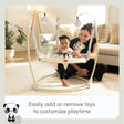 Tiny Love Black & White 4-in-1 Jump & Play Stationary Activity Center - Bambi Baby