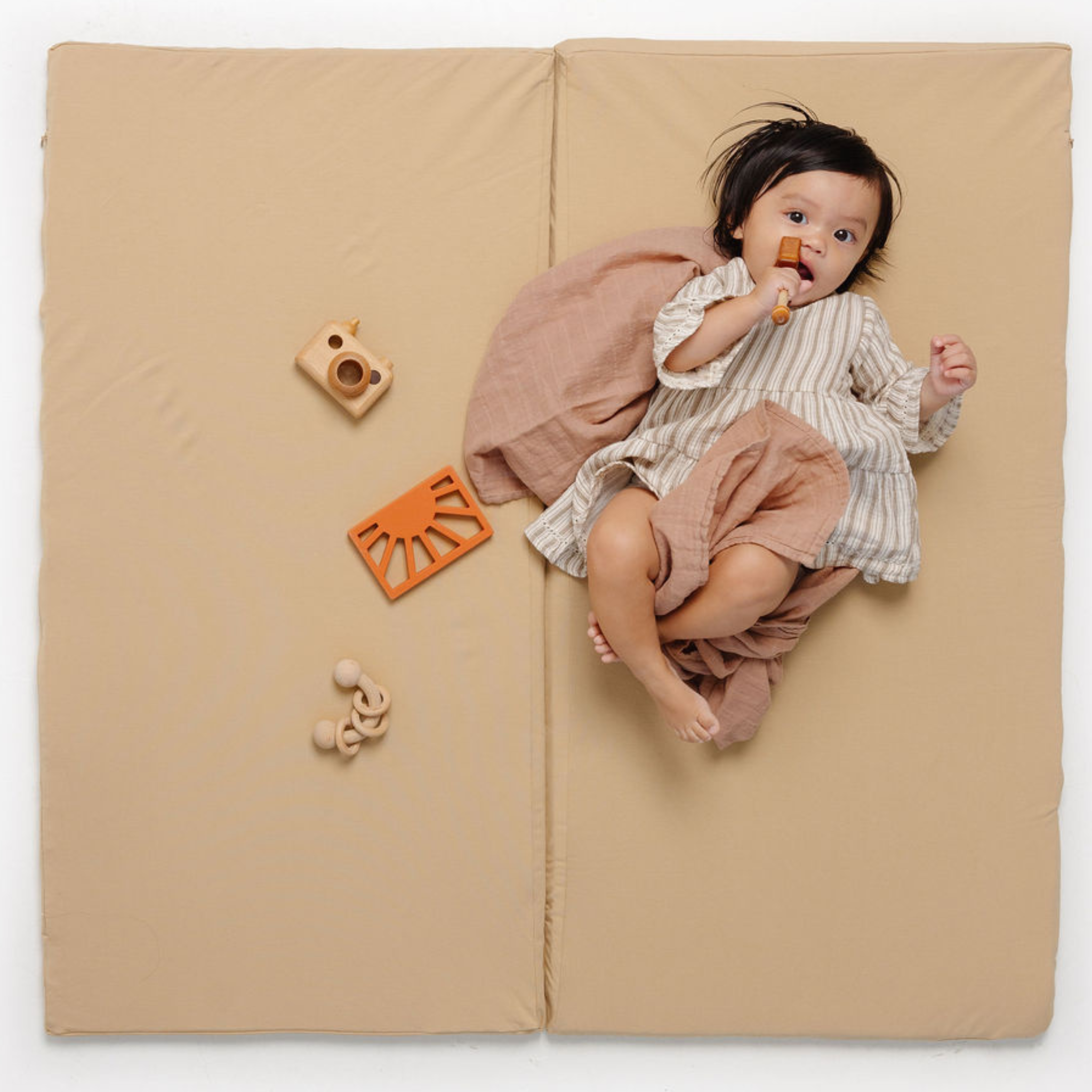Toki Kids Sandcastle Jersey Mat- Bambi Baby
