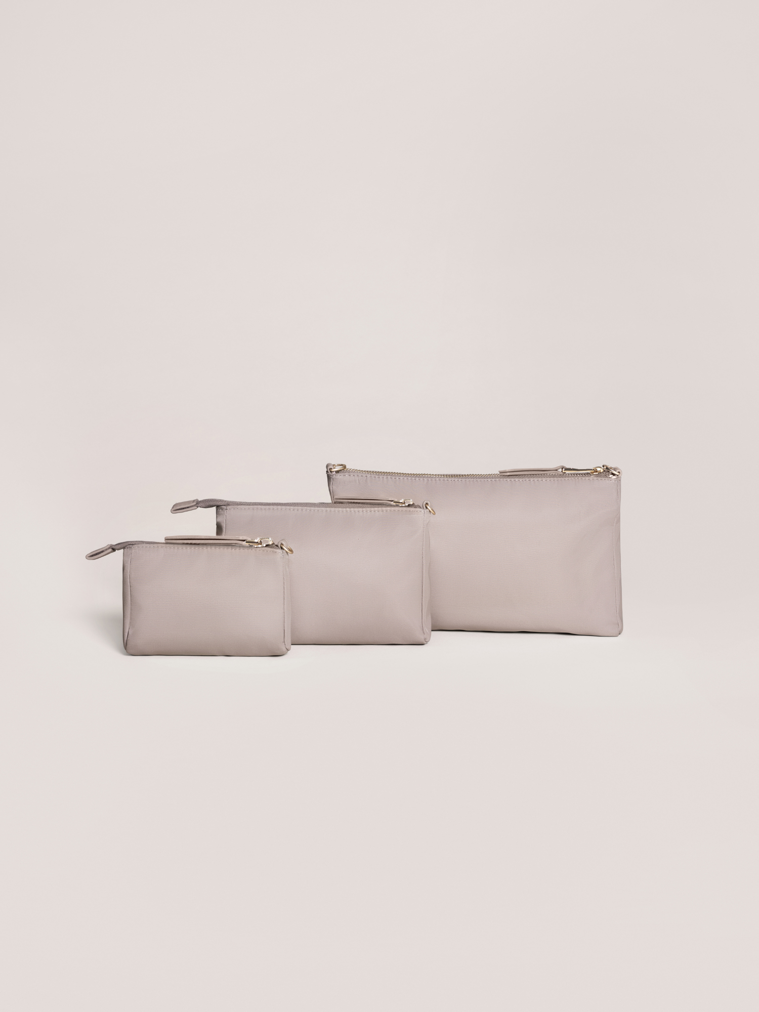 JuJuBe 3-Piece Pouch Clutch Purse Set - Taupe- Bambi Baby