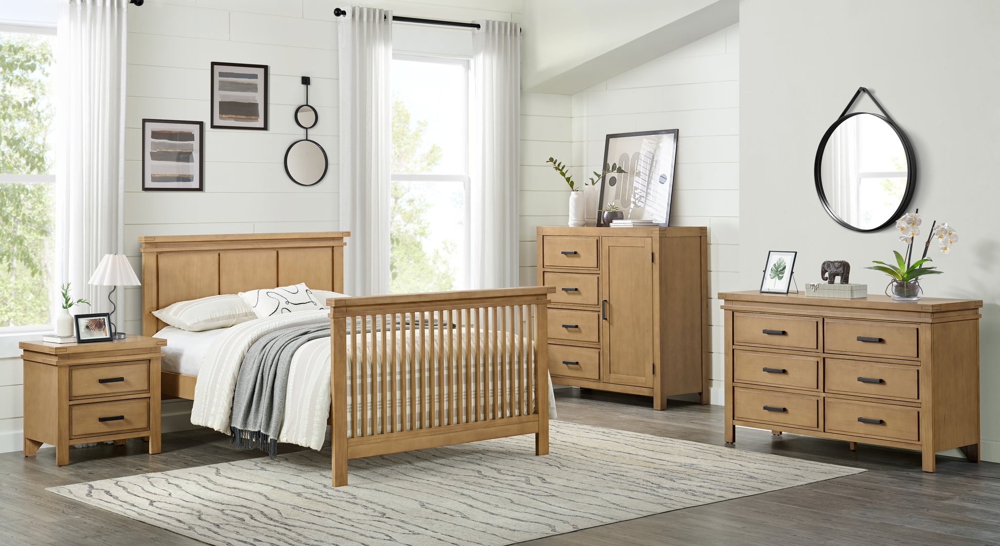 Soho Baby Mystic Night Stand - Honey Wood- Bambi Baby