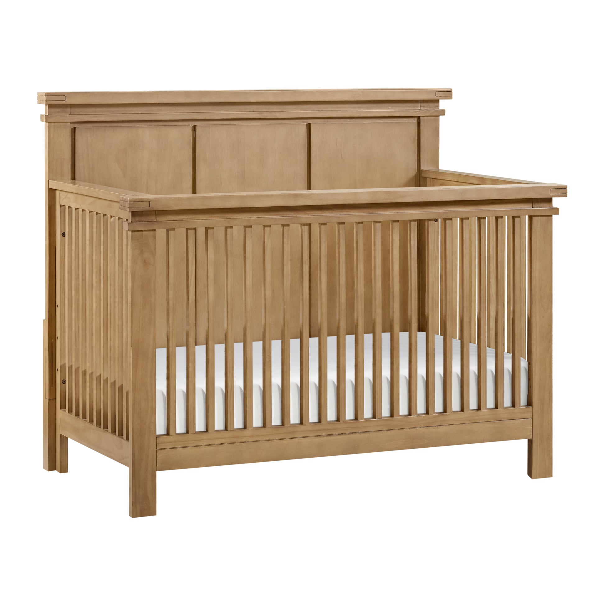 Soho Baby Mystic 4 in 1 Convertible Crib - Honey Wood- Bambi Baby