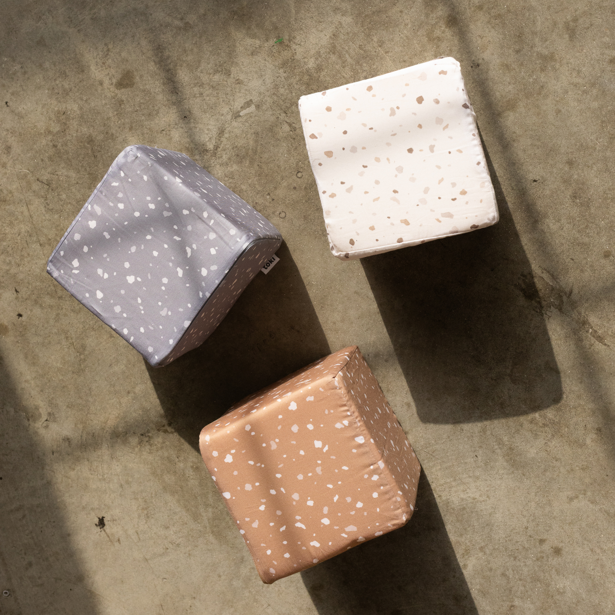 Toki Kids Terrazzo Chalk Play Cube- Bambi Baby