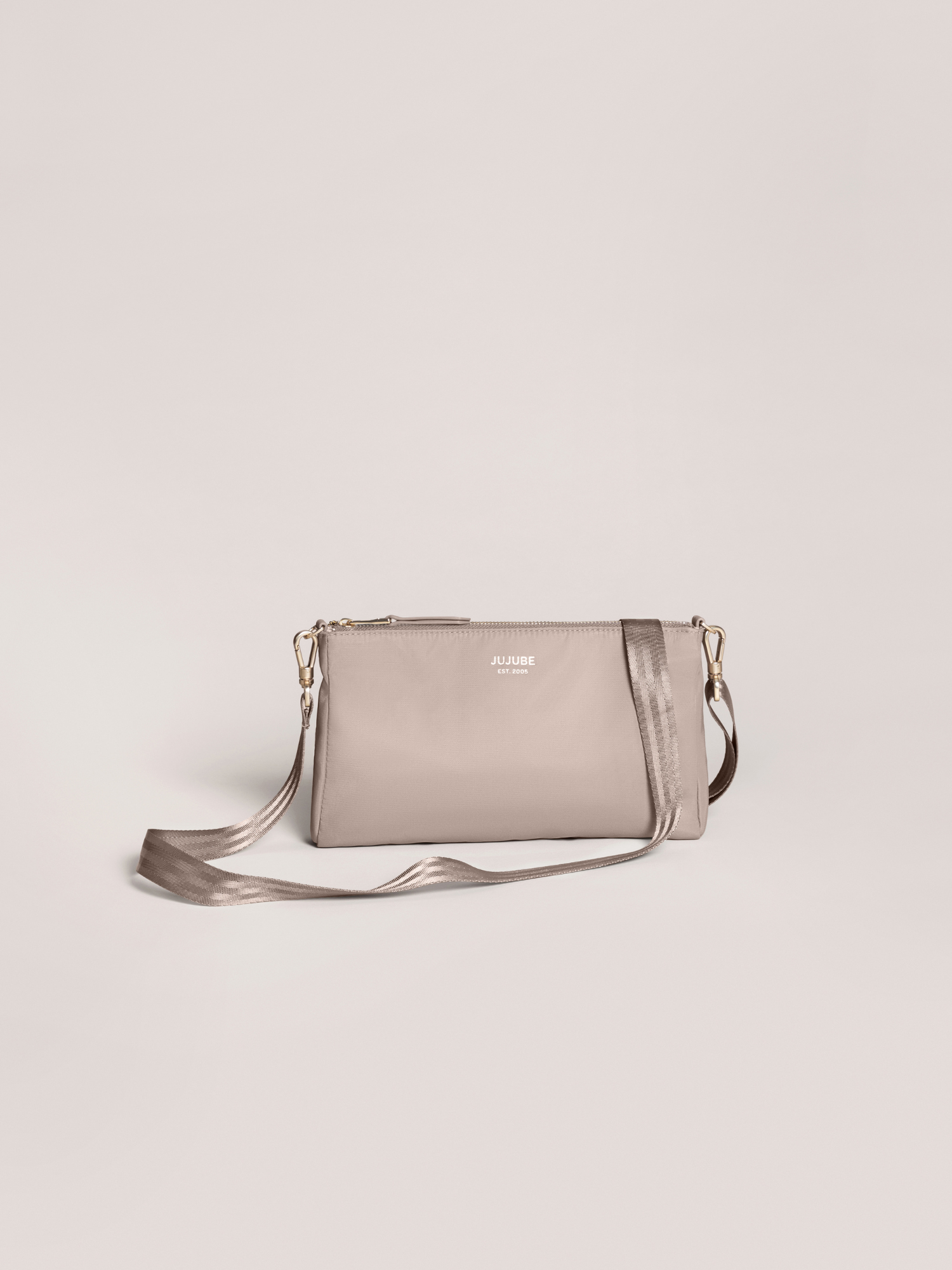 JuJuBe 3-Piece Pouch Clutch Purse Set - Taupe- Bambi Baby