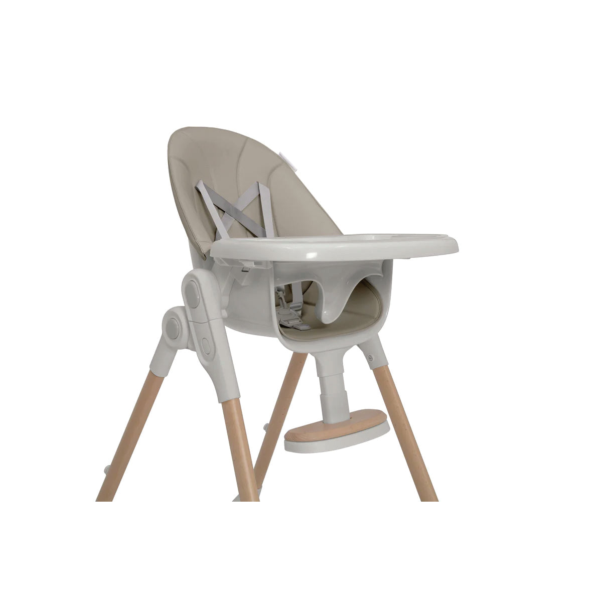 Delta Children Duet 2-In-1 High Chair And Infant Seat - Taupe (2421)- Bambi Baby
