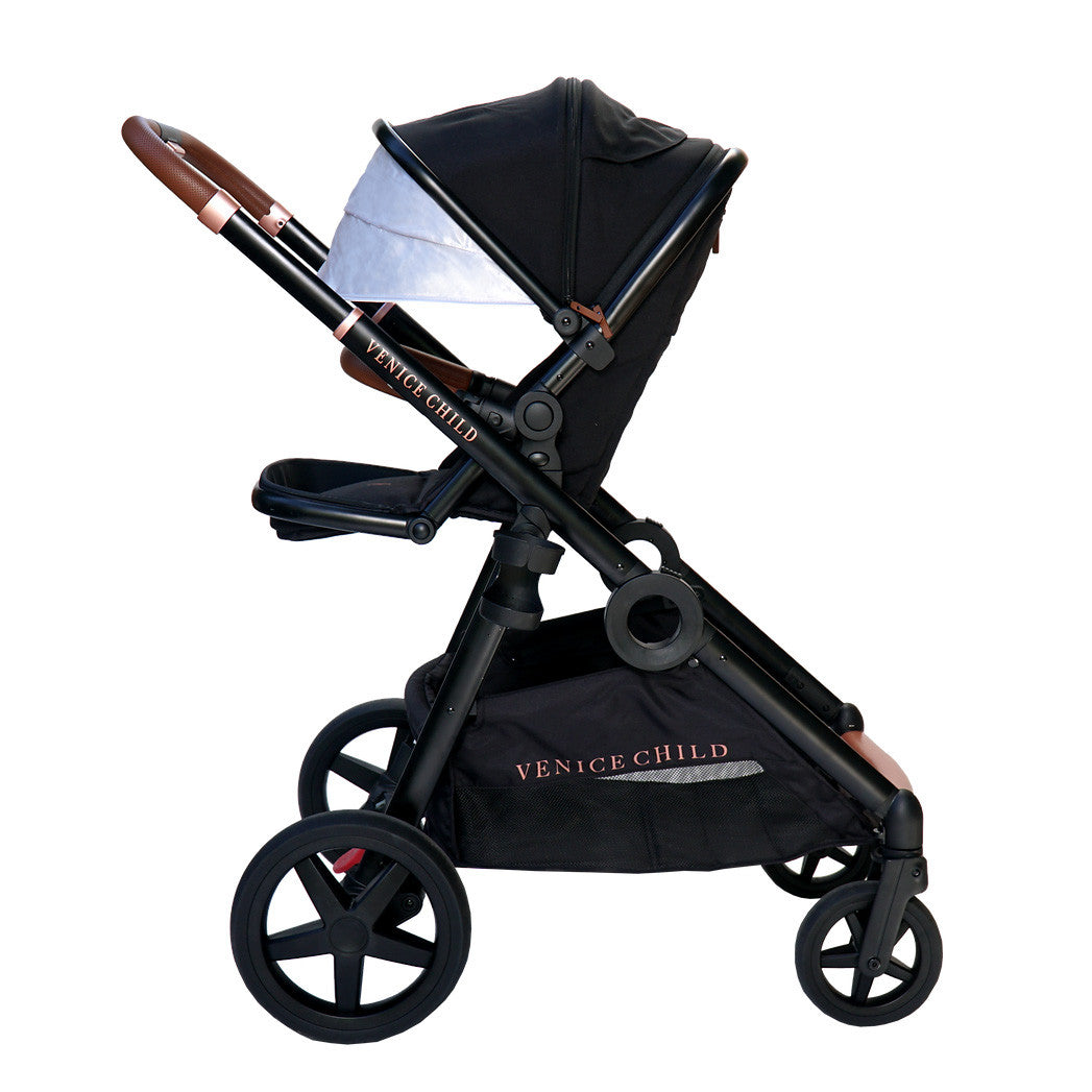 Venice Child Maverick Single to Double Stroller in Eclipse- Bambi Baby