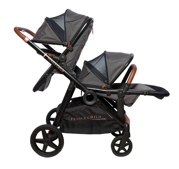 Venice Child Maverick Single to Double Stroller with 2nd Toddler