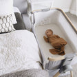 Sábanas de bambú para cuna Venice Child (paquete de 2) en color blanco roto - Bambi Baby