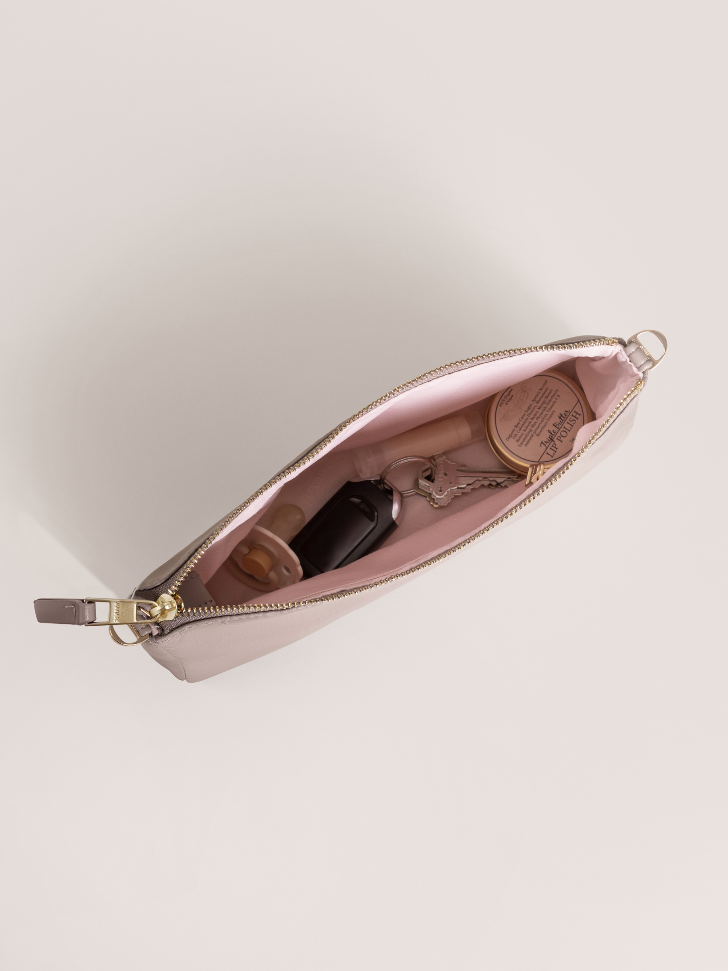 JuJuBe 3-Piece Pouch Clutch Purse Set - Taupe- Bambi Baby