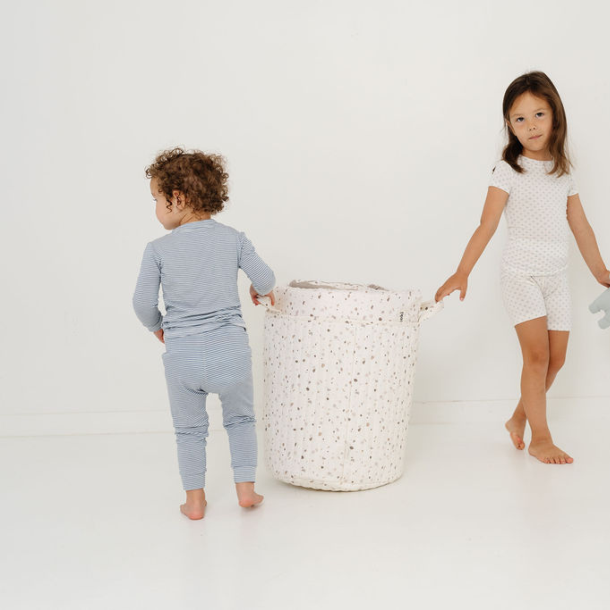Toki Kids Terrazzo Chalk Storage Basket- Bambi Baby