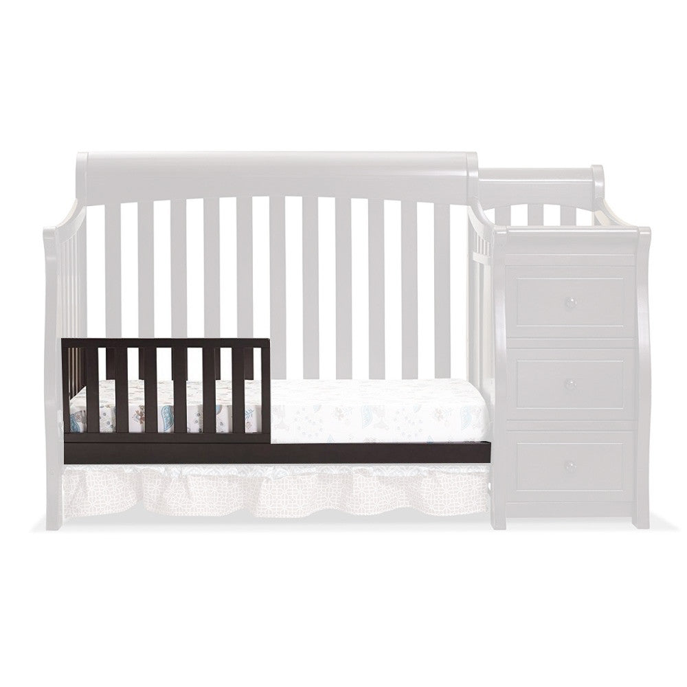 Sorelle Princeton Elite Crib & Changer Toddler Rail in Espresso- Bambi Baby