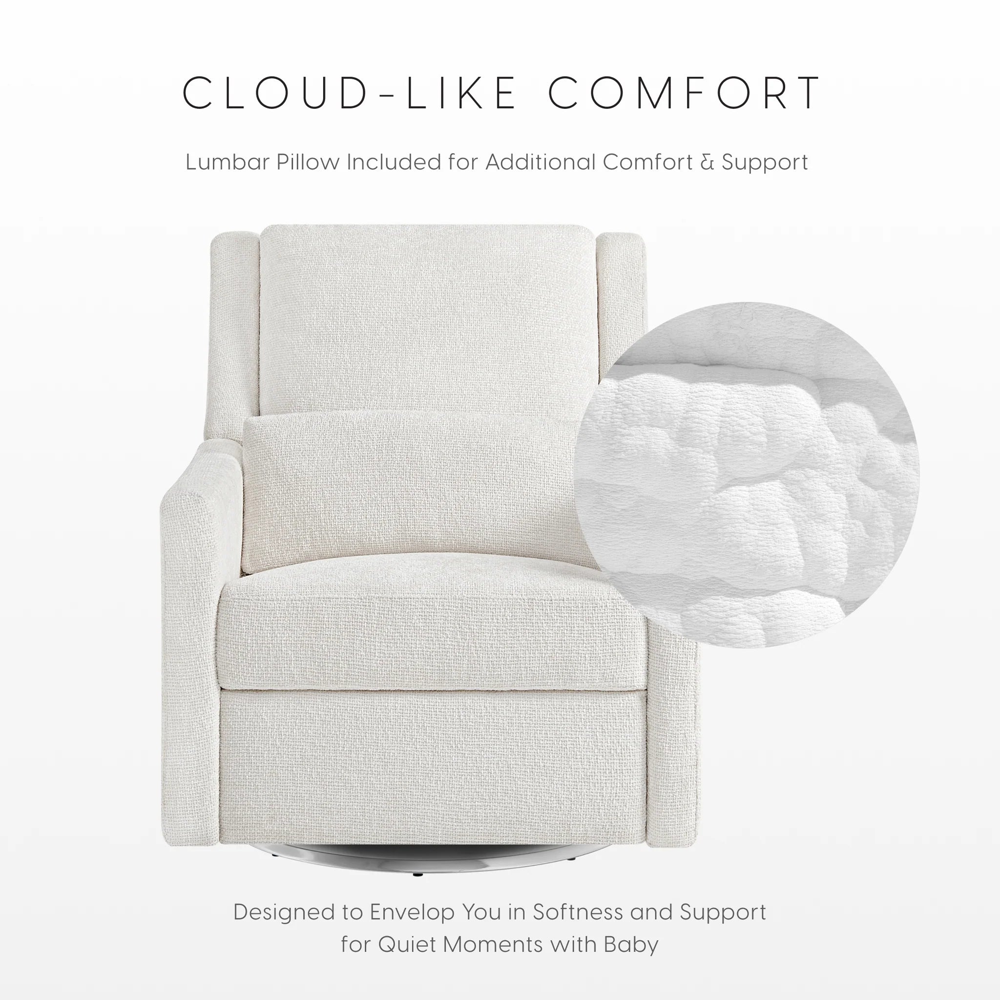 Bellini Seoul Power Recliner with USB-C Charging Ports- Bambi Baby