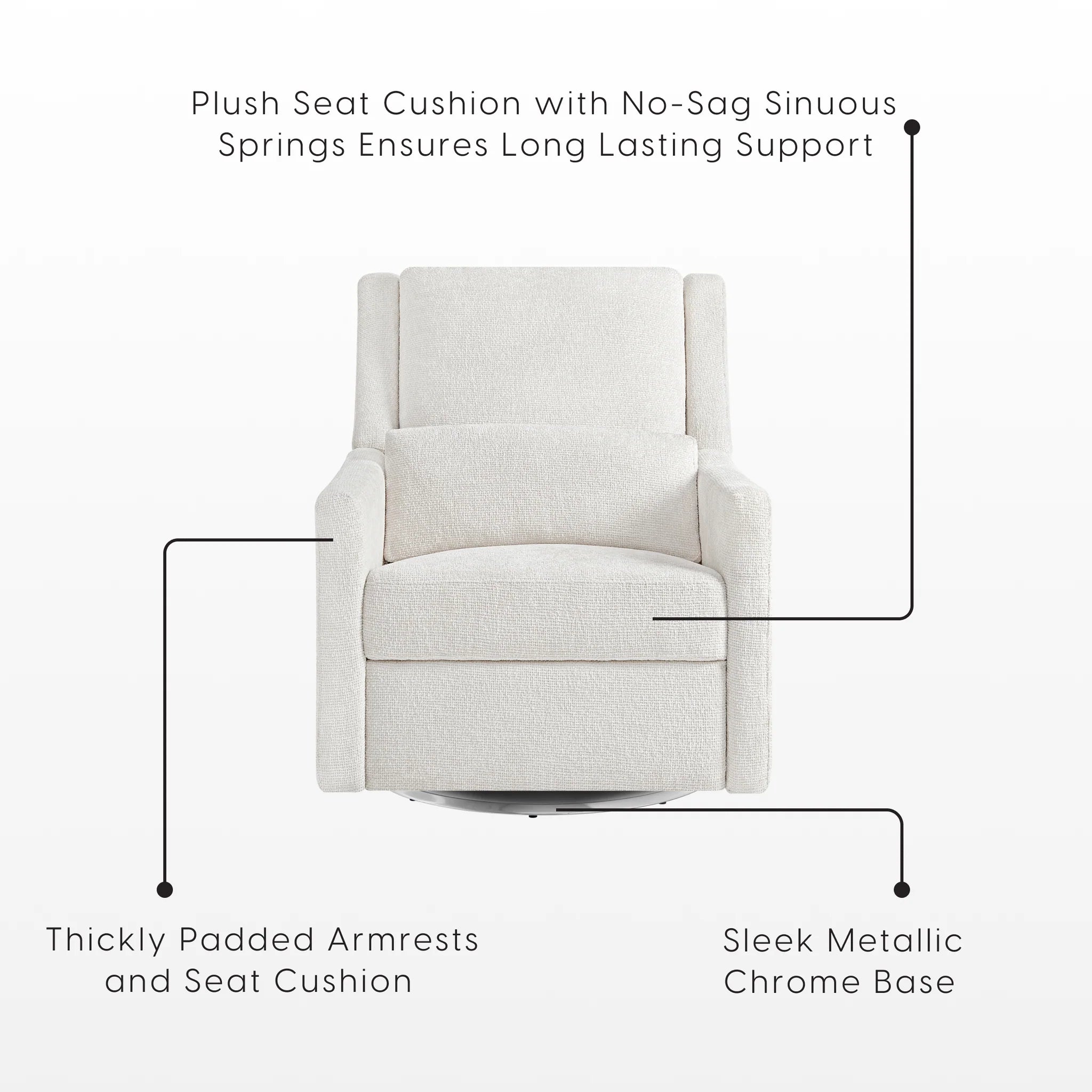 Bellini Seoul Power Recliner with USB-C Charging Ports- Bambi Baby