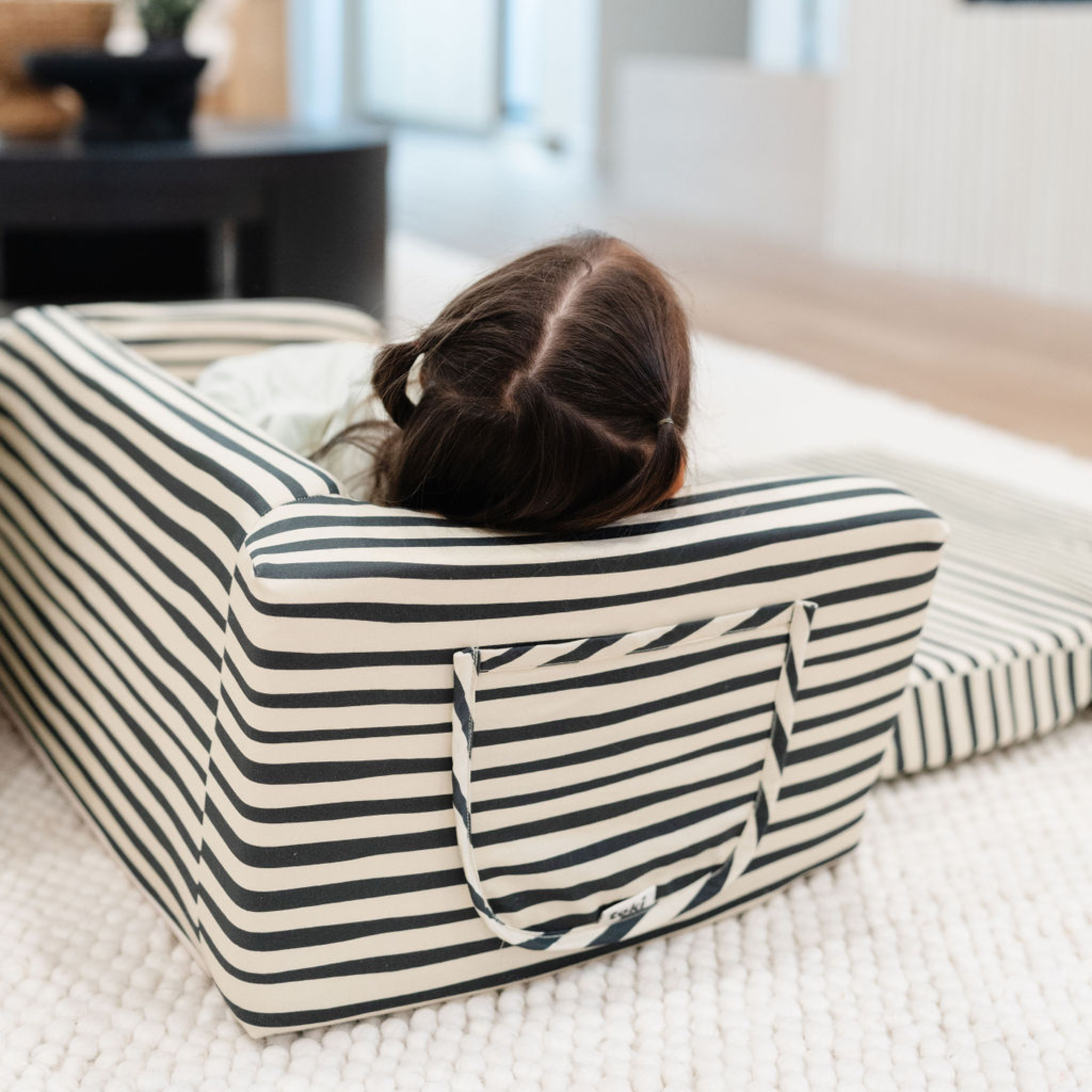 Toki Kids Bold Stripe Play Couch- Bambi Baby