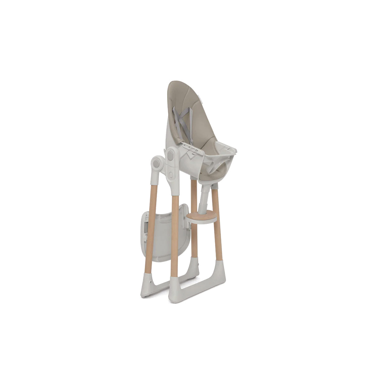 Delta Children Duet 2-In-1 High Chair And Infant Seat - Taupe (2421)- Bambi Baby