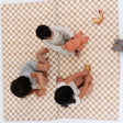 Toki Kids Checker Toffee Organic Cotton Mat - Bambi Baby