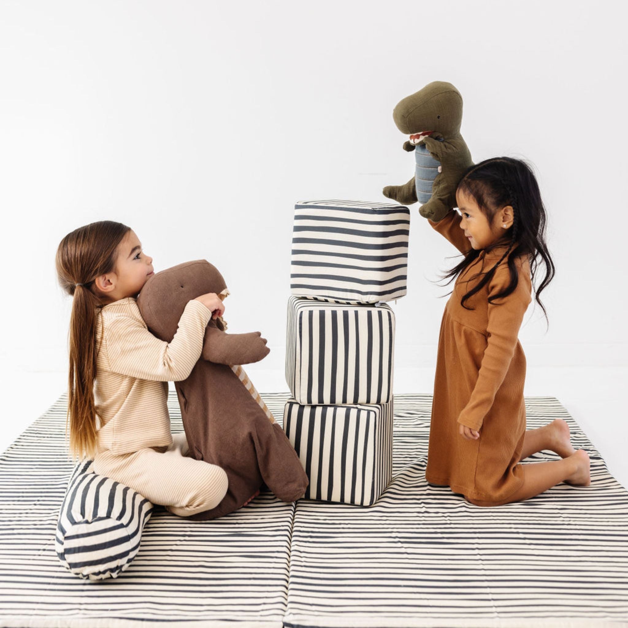 Toki Kids Bold Stripe Play Cube- Bambi Baby