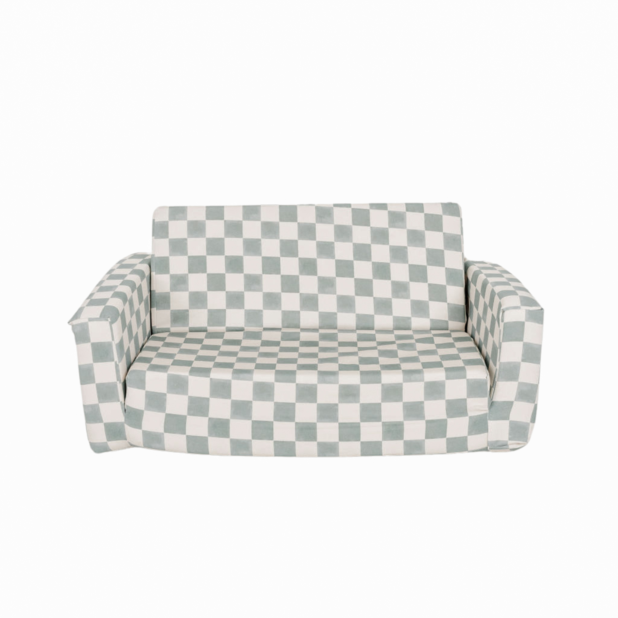 Toki Kids Checker Matcha Play Couch- Bambi Baby