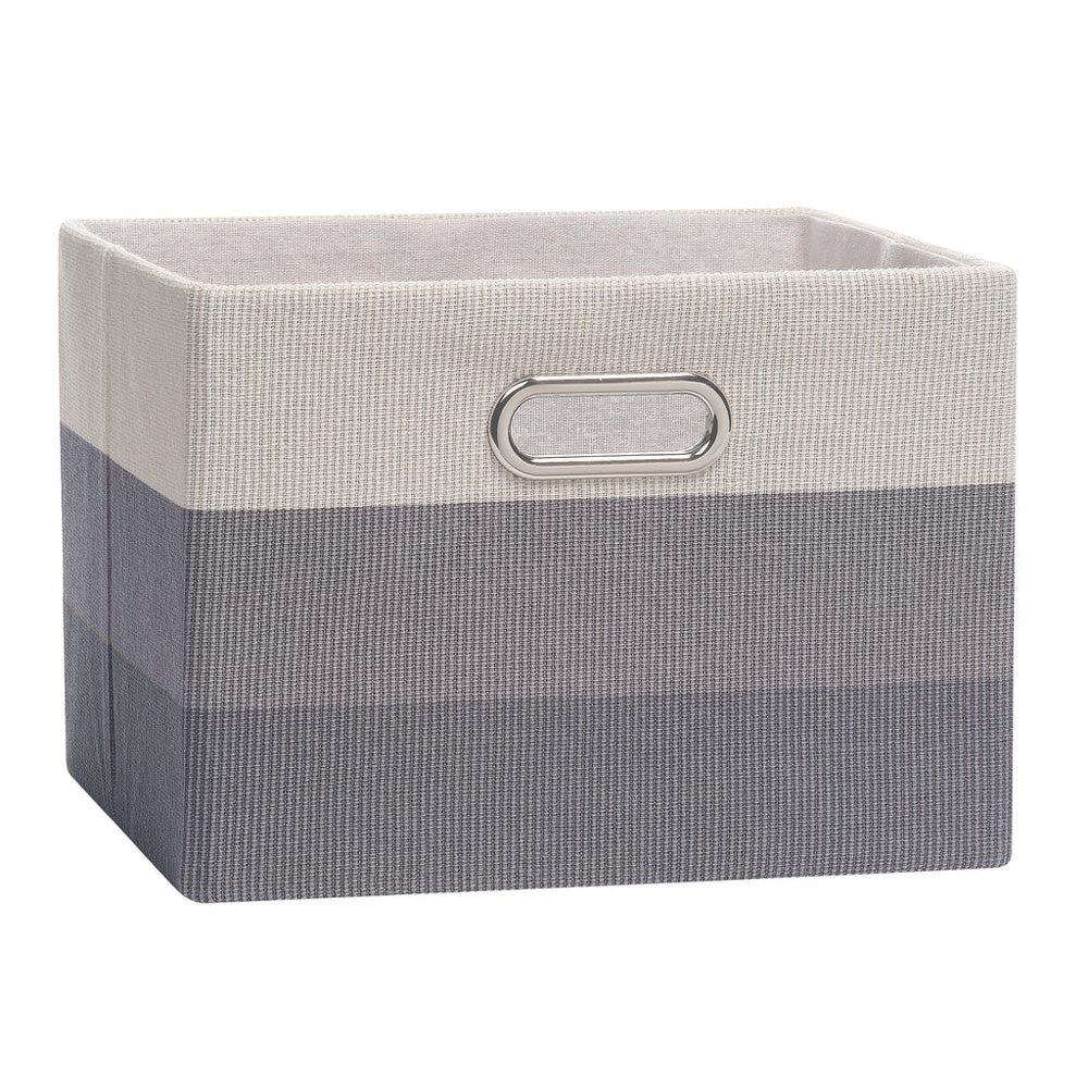 Lambs & Ivy Storage Ombre Gray - Foldable- Bambi Baby