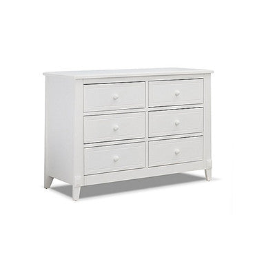 Sorelle Berkley Double Dresser in White- Bambi Baby