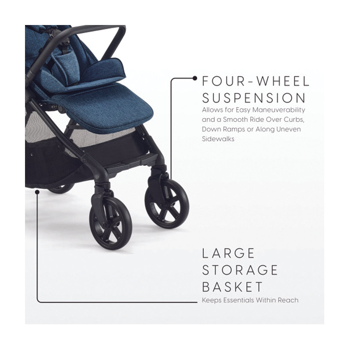 Bellini Juno Compact Everyday & Travel Stroller- Bambi Baby