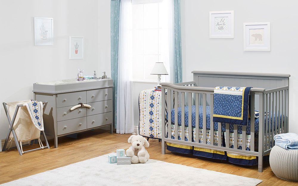 Berkley Elite Room in a Box in Gray - Sorelle Furniture 1036-GR Berkley Elite Room in a Box in Gray - Sorelle Furniture 1036-GR