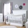 White Sorelle Primo Convertible Crib - Nursery Lifestyle View | Bambi Baby